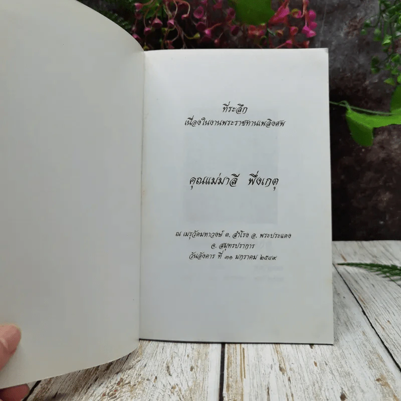 ผลไม้ในสวนธรรม อนุสรณ์ในงานพระราชทานเพลิงศพ คุณแม่มาลี พึ่งเกตุ รูปที่ 4