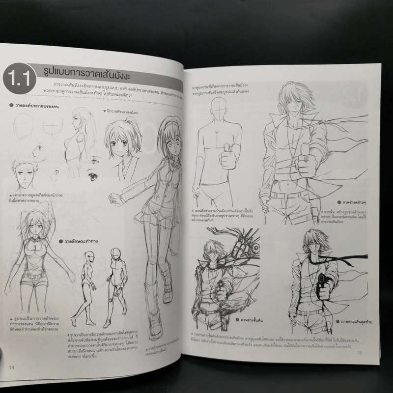 Drawing & Sketching ปูพื้นฐานวาดการ์ตูน ฉบับสมบูรณ์ - C.C Club รูปที่ 14