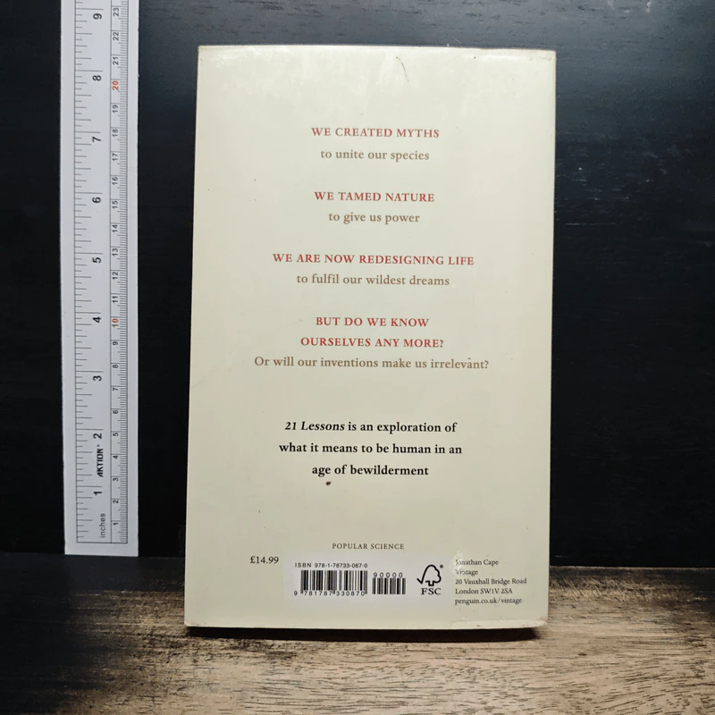 21 Lessons for the 21st Century - Yuval Noah Harari รูปที่ 2