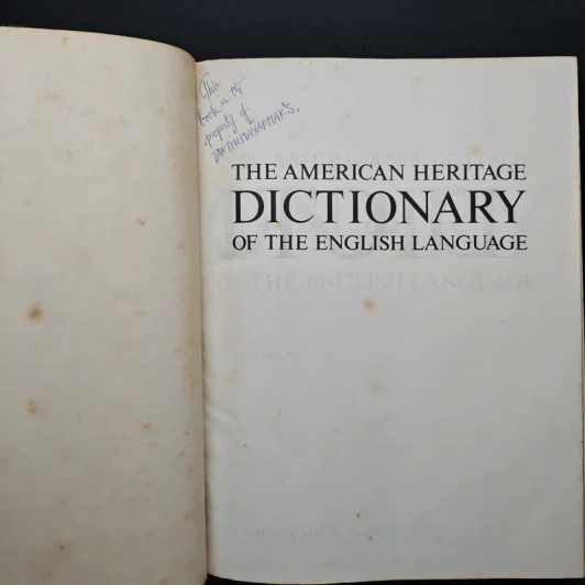 The American Heritage Dictionary of the English Language รูปที่ 6