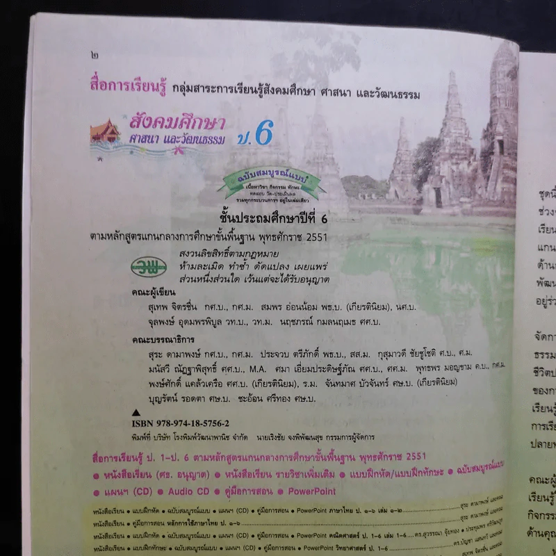 สังคมศึกษา ศาสนา และวัฒนธรรม ป.6 รูปที่ 9