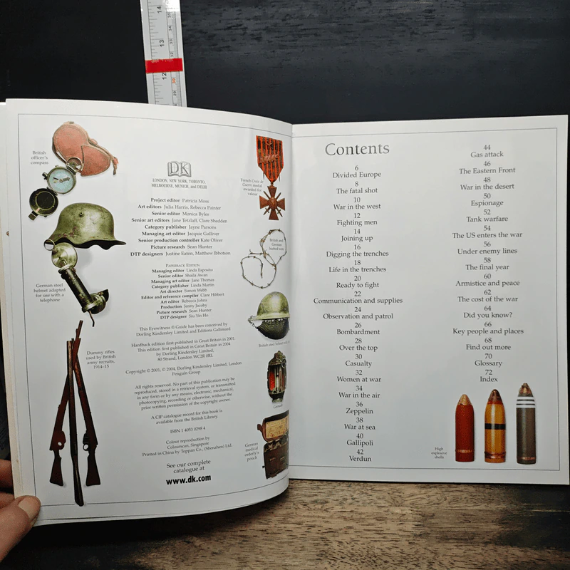 DK Eyewitness Books: World War I - Simon Adams รูปที่ 6