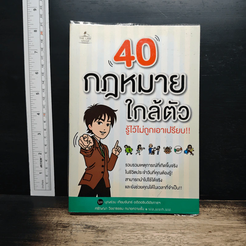 40 กฎหมายใกล้ตัว รู้ไว้ไม่ถูกเอาเปรียบ!! - บุญร่วม เทียมจันทร์ รูปที่ 1