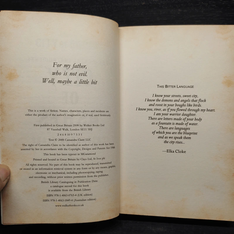 City of Ashes - Cassandra Clare รูปที่ 5