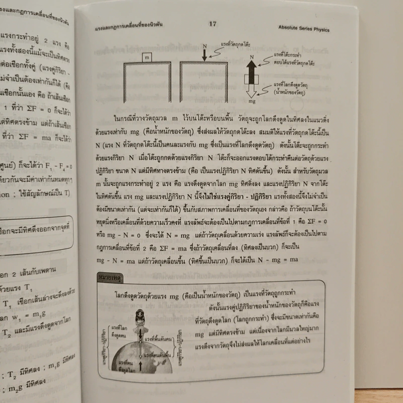 ฟิสิกส์ : เรื่องที่ 2 แรงและการเคลื่อนที่ของนิวตัน สำหรับชั้น ม.4-6 รูปที่ 9