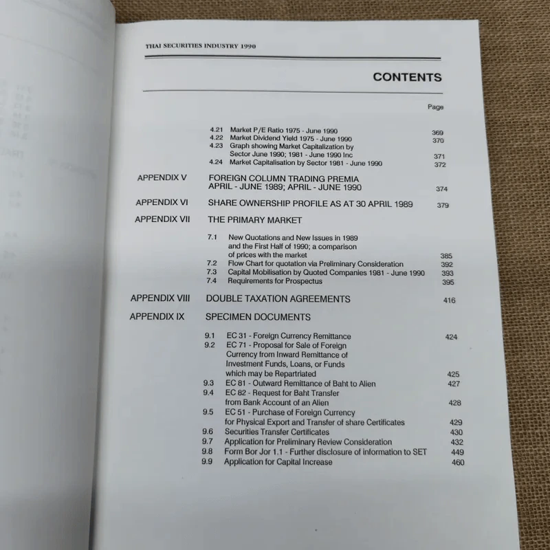 Thai Securities Industry 1990 รูปที่ 11