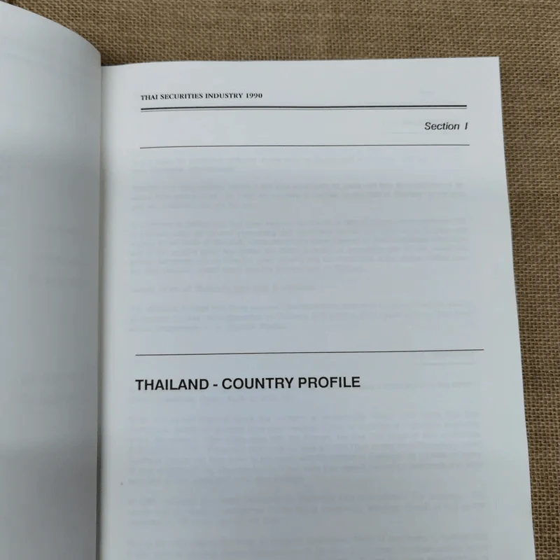 Thai Securities Industry 1990 รูปที่ 12