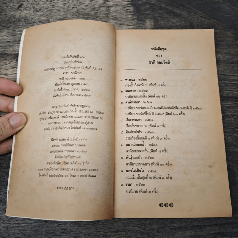 เวลา - ชาติ กอบจิตติ รูปที่ 6