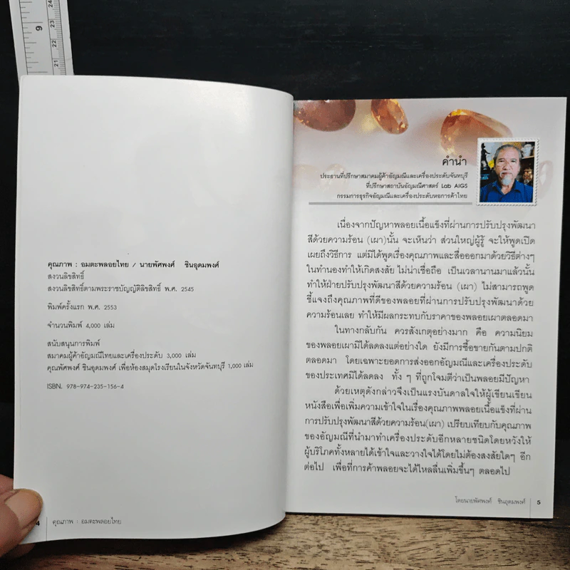 คุณภาพอมตะพลอยไทย - นายพัศพงศ์ ชินอุดมพงศ์ รูปที่ 6