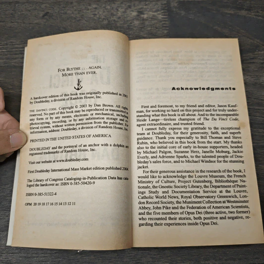 The Da Vinci Code - Dan Brown รูปที่ 6