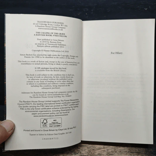 The Calling of the Grave - Simon Beckett รูปที่ 6