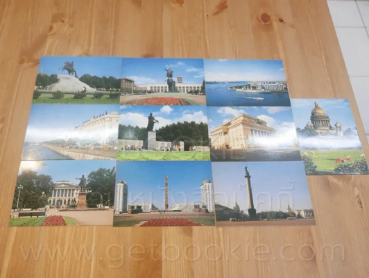 โปสการ์ด Leningrad ขนาด 11.5 X 16 cm รูปที่ 2