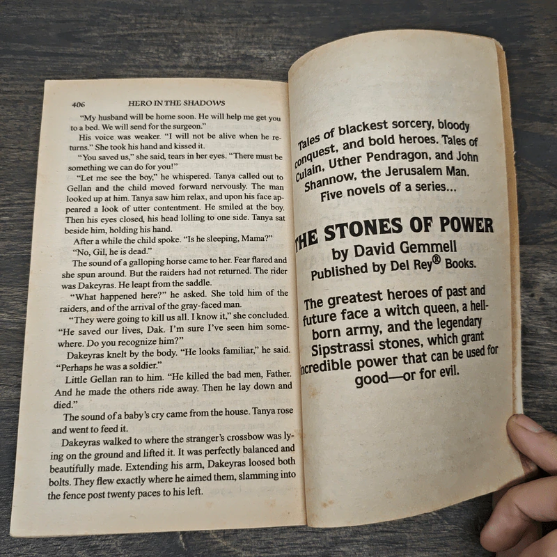 Hero in the Shadows - David Gemmell รูปที่ 8