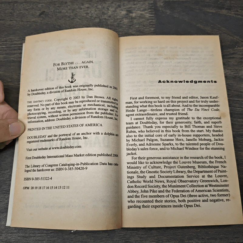 The Da Vinci Code - Dan Brown รูปที่ 6