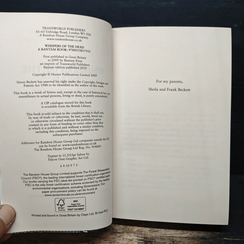 Whispers of the Dead - Simon Beckett รูปที่ 6