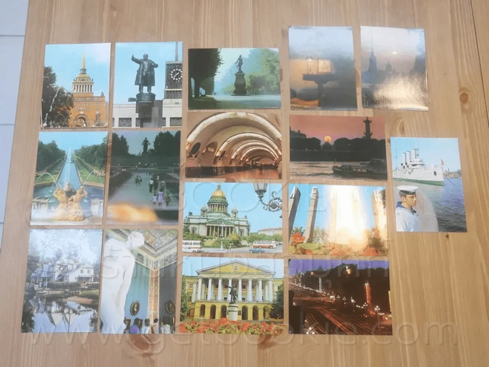 โปสการ์ด Leningrad ขนาด 11.5 X 16.5 cm รูปที่ 2