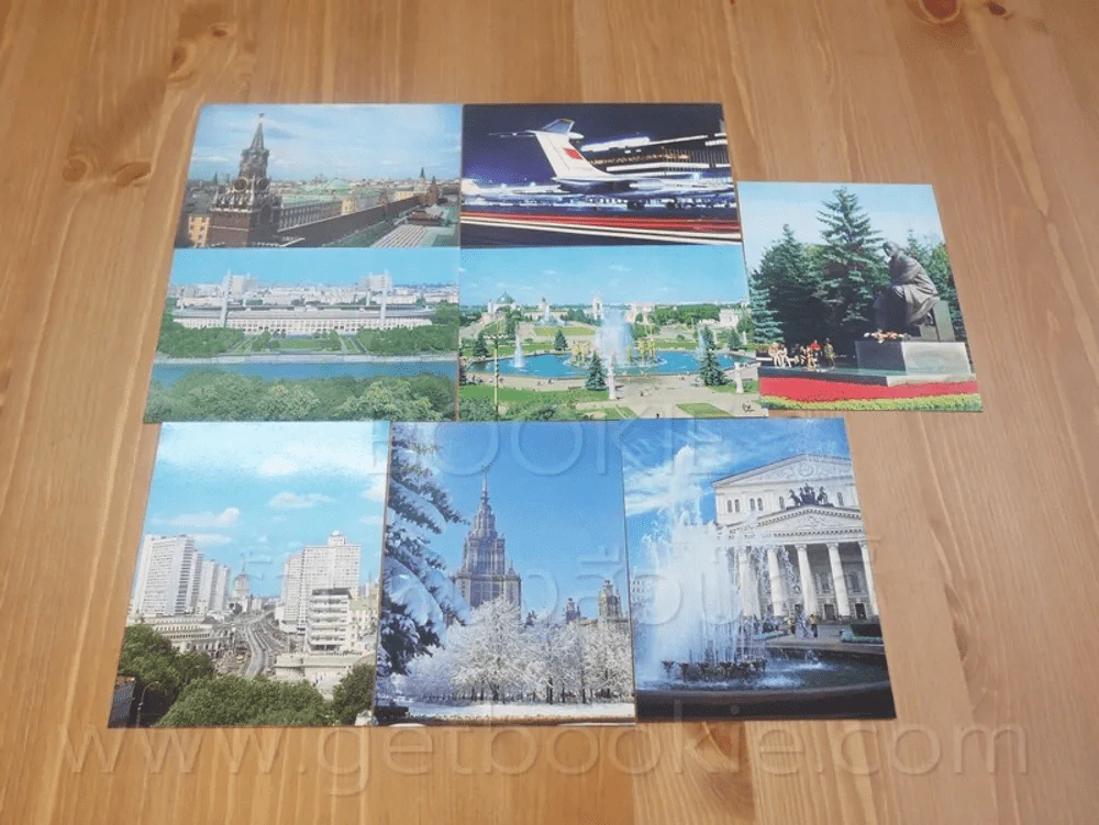 โปสการ์ด Moscow ขนาด 11.5 X 16.5 cm รูปที่ 2