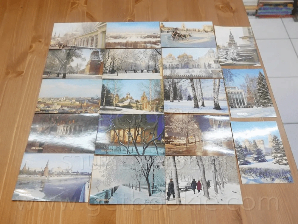 โปสการ์ด Mockba ขนาด 10.5 X 14.5 cm รูปที่ 2