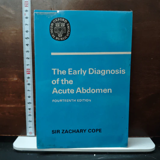 The Early Diagnosis of the Acute Abdomen - Sir Zachary Cope รูปที่ 1