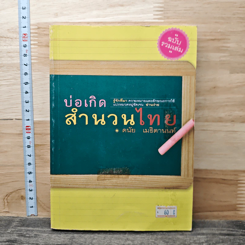 บ่อเกิดสำนวนไทย - ดนัย เมธิตานนท์ รูปที่ 1