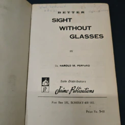 Better Sight Without Glasses - Dr. Harold M. Peppard รูปที่ 6