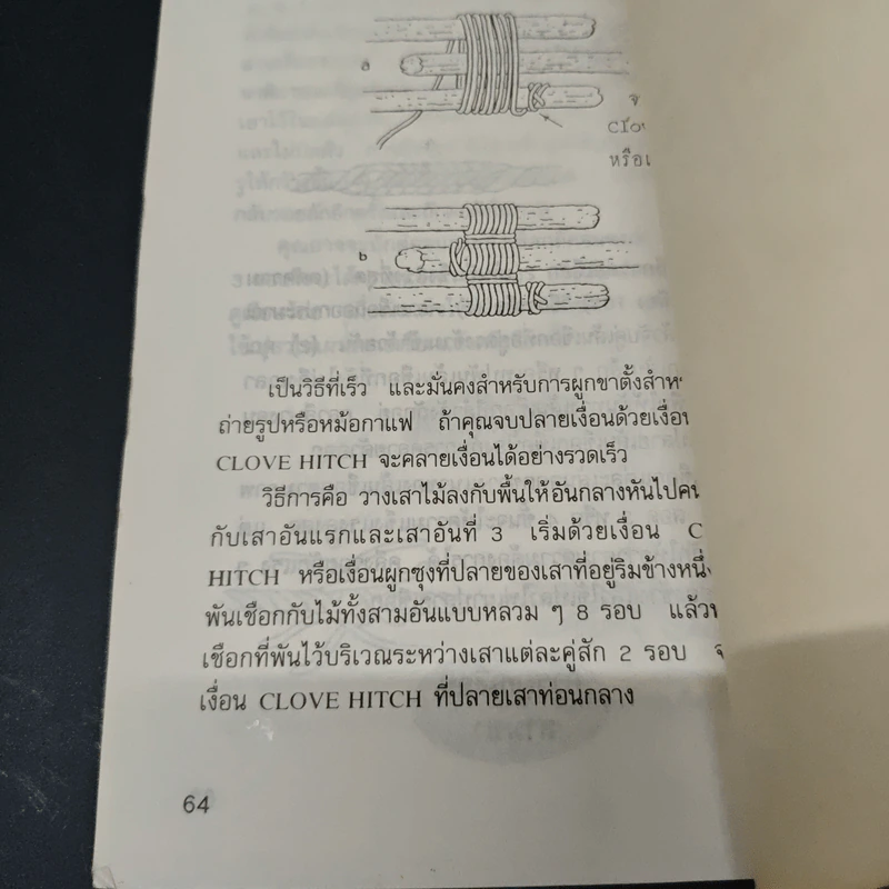 เงื่อนแสนกล สนุกกับการผูกเงื่อนสารพัดประโยชน์ - วัฒนา วนะสุข รูปที่ 8