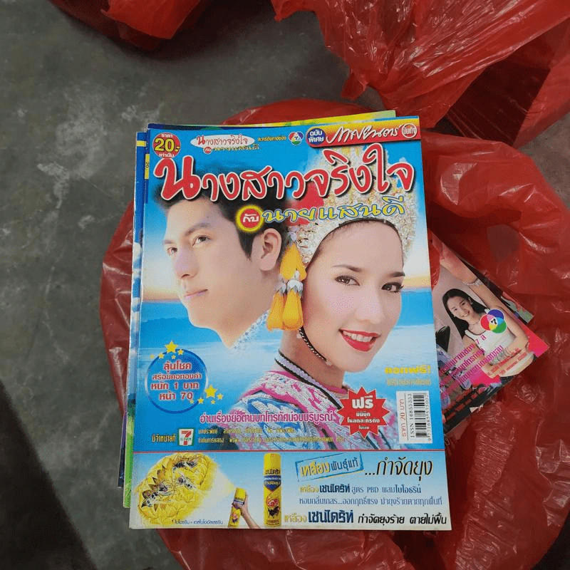 นางสาวจริงใจกับนายแสนดี หนังสือละคร ภาพยนตร์บันเทิง รูปที่ 1