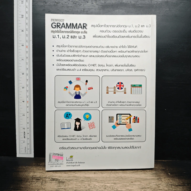 Perfect Grammar สรุปเข้มไวยากรณ์อังกฤษ ม.ต้น (ฉบับสมบูรณ์) รูปที่ 2