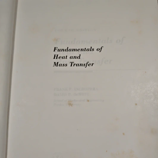 Fundamentals of Heat and Mass Transfer Fourth Edition - Frank P. Incropera, David P. DeWitt รูปที่ 7