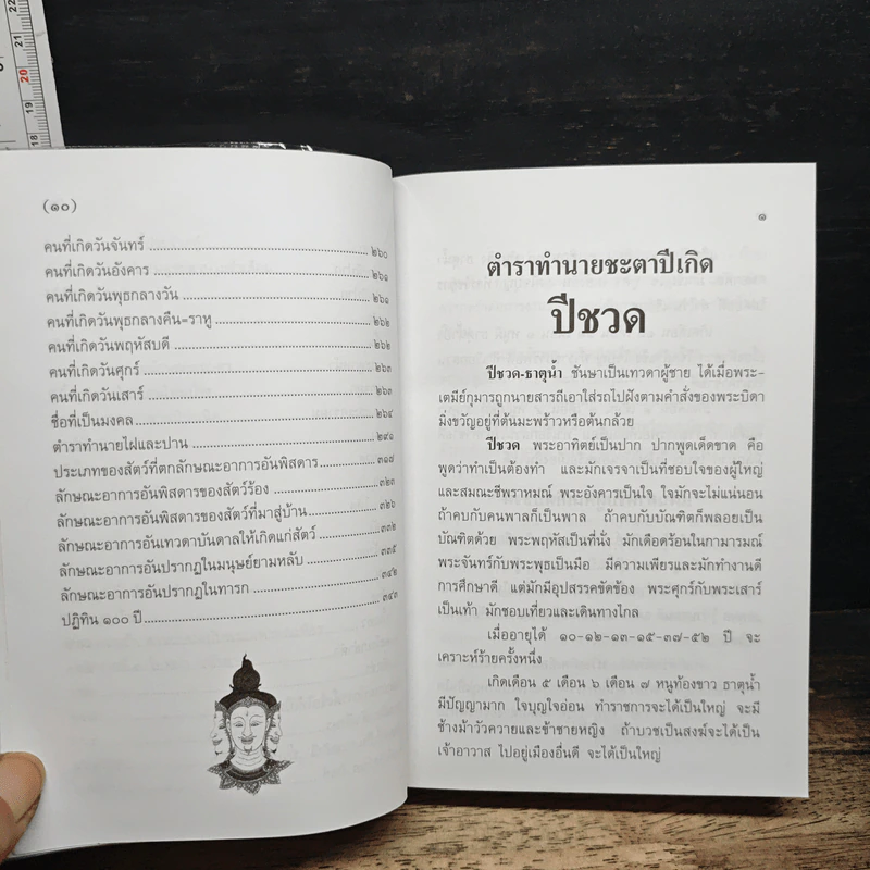 ตำราพรหมชาติ ฉบับสามัญประจำบ้าน - โหรา บุราจารย์ รูปที่ 10