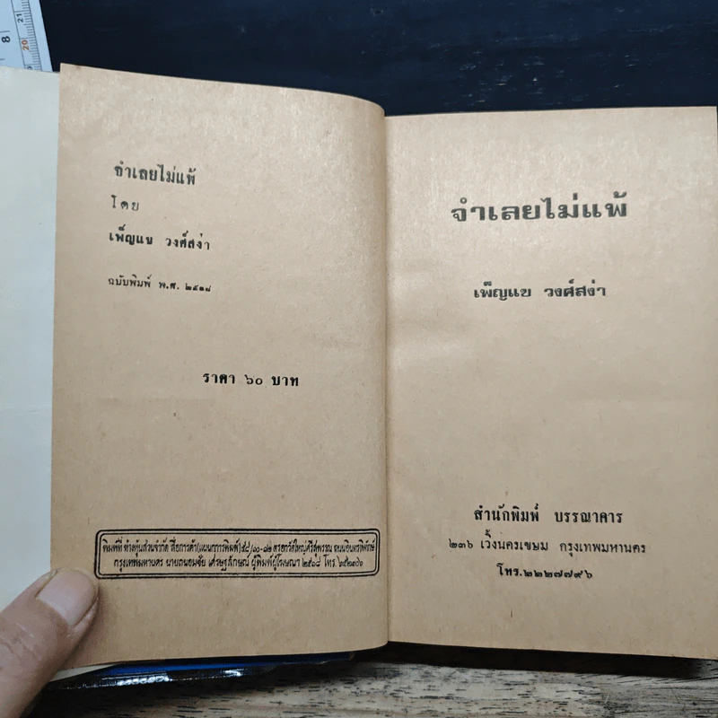 จำเลยไม่แพ้ - เพ็ญแข วงศ์สง่า รูปที่ 6