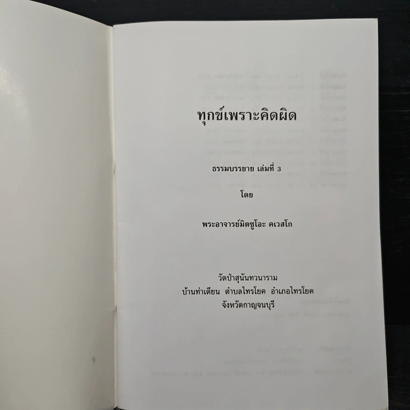 ทุกข์เพราะคิดผิด รูปที่ 6