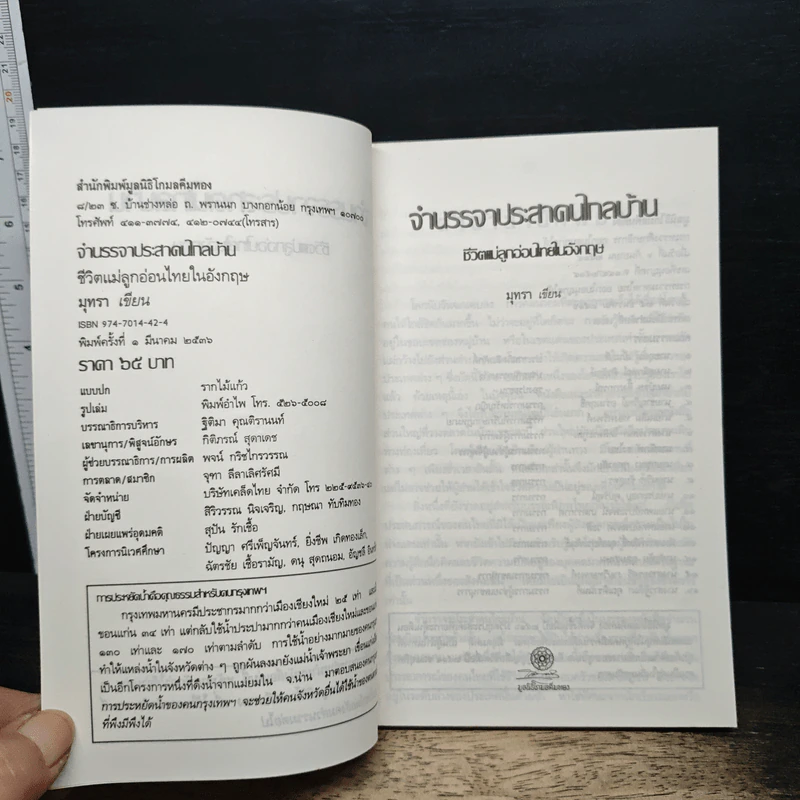 จำนรรจาประสาคนไกลบ้าน ชีวิตแม่ลูกอ่อนไทยในอังกฤษ - มุทรา รูปที่ 6