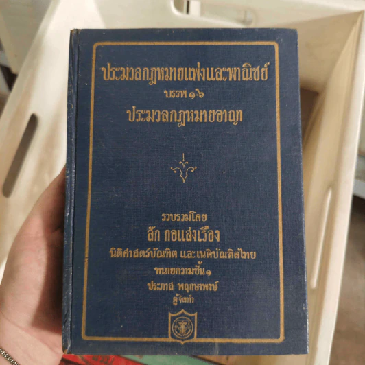 ประมวลกฎหมายแพ่งและพาณิชย์ บรรพ 1-6 ประมวลกฎหมายอาญา - สัก กอแสงเรือง รูปที่ 1