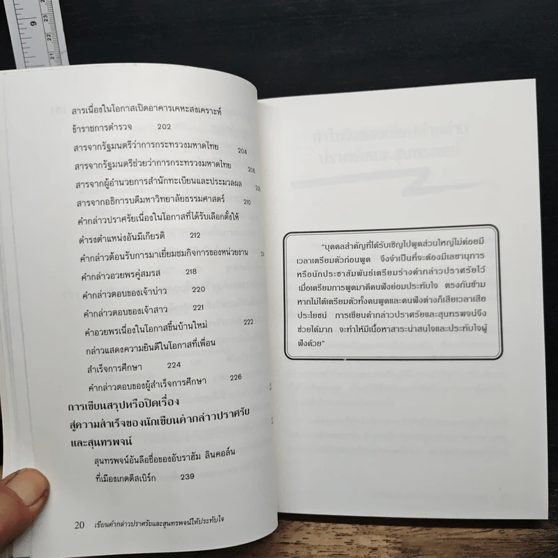 หนังสือ เขียนคำกล่าวปราศรัยและสุนทรพจน์ให้ประทับใจ รูปที่ 10