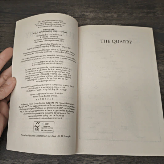 The Quarry - Johan Theorin รูปที่ 6