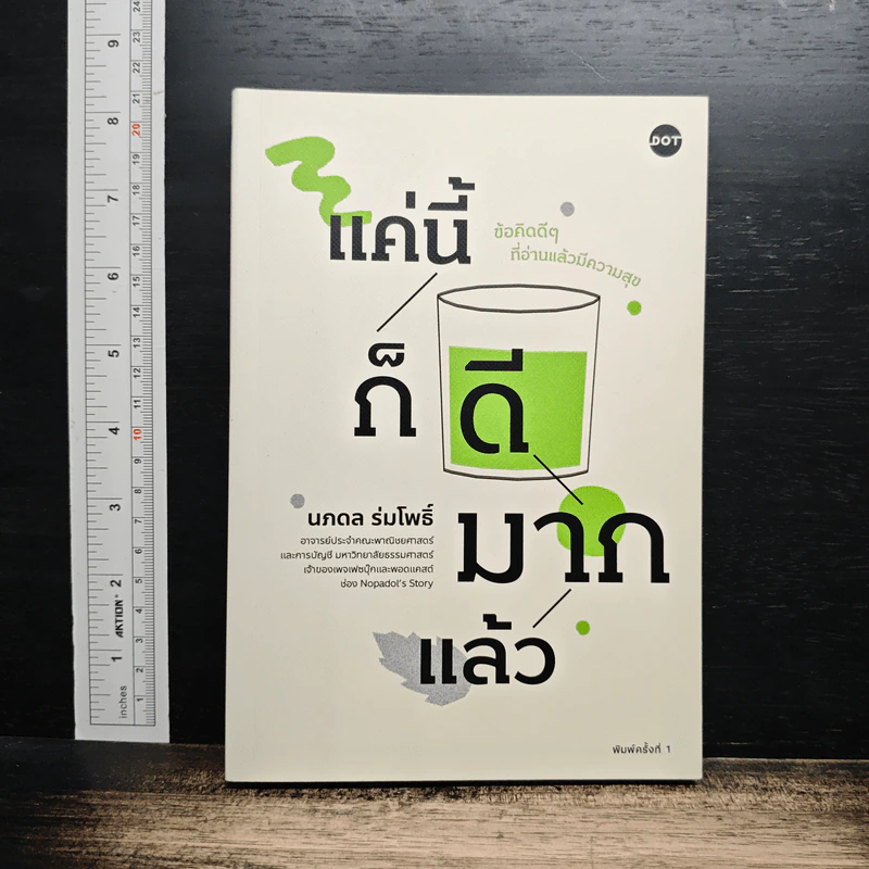 แค่นี้ก็ดีมากแล้ว - ศ.ดร.นภดล ร่มโพธิ์ รูปที่ 1