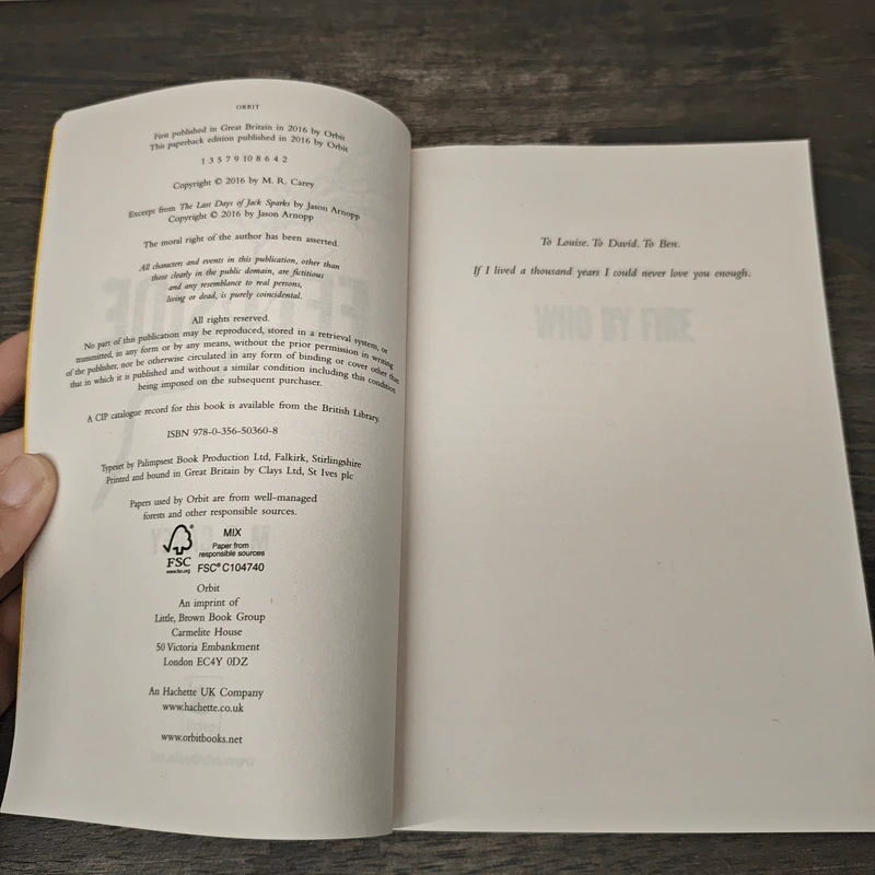 Fellside - M.R. Carey รูปที่ 6