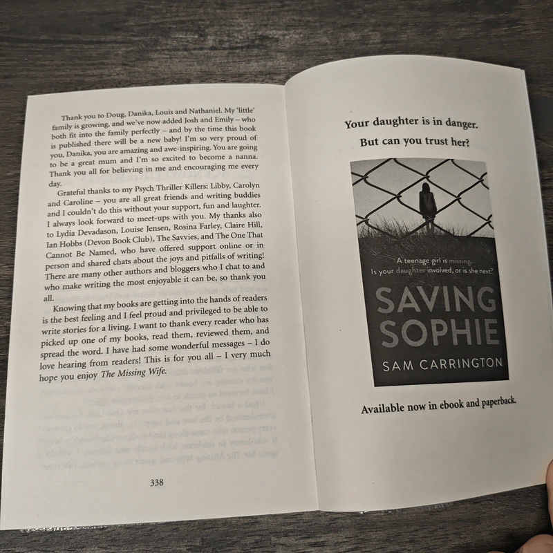 The Missing Wife - Sam Carrington รูปที่ 8