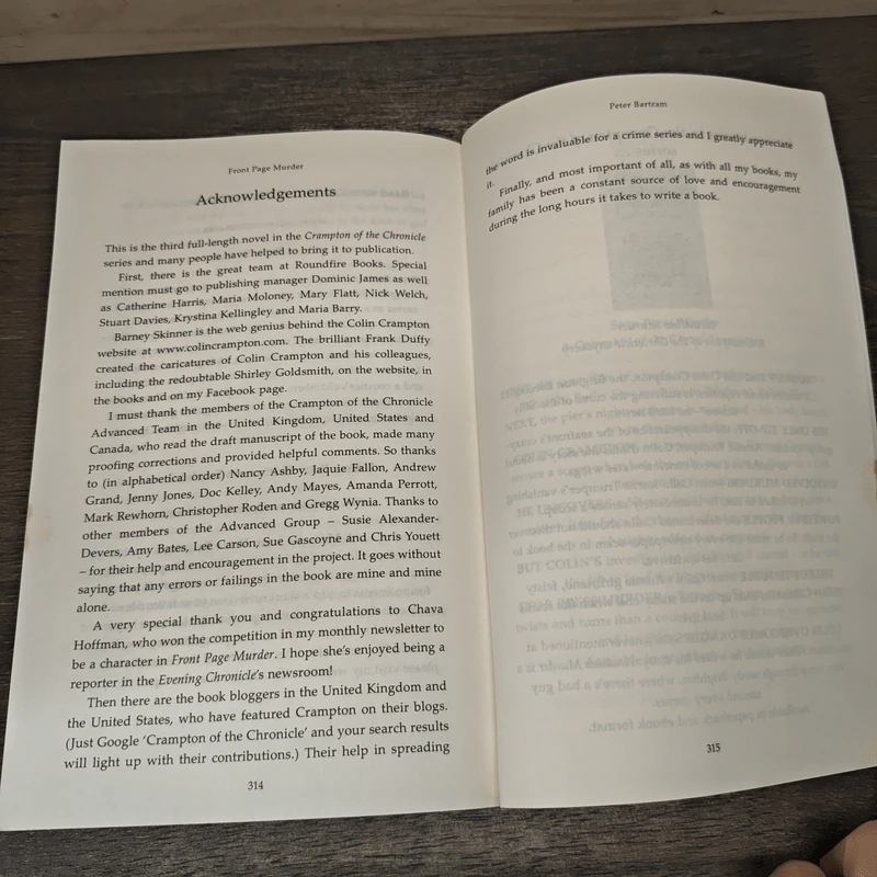 Front Page Murder - Peter Bartram รูปที่ 8
