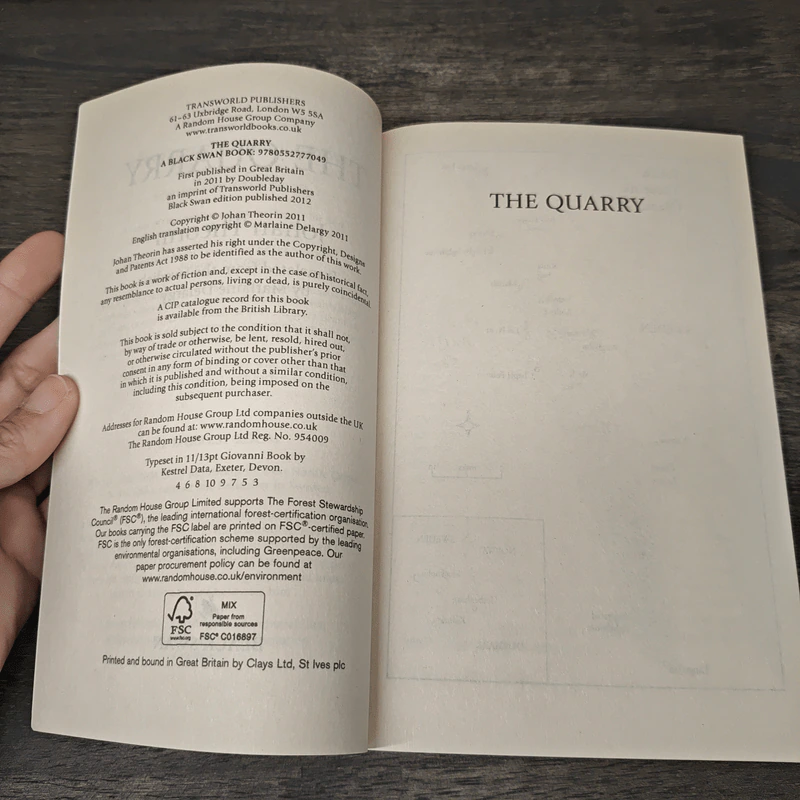 The Quarry - Johan Theorin รูปที่ 6