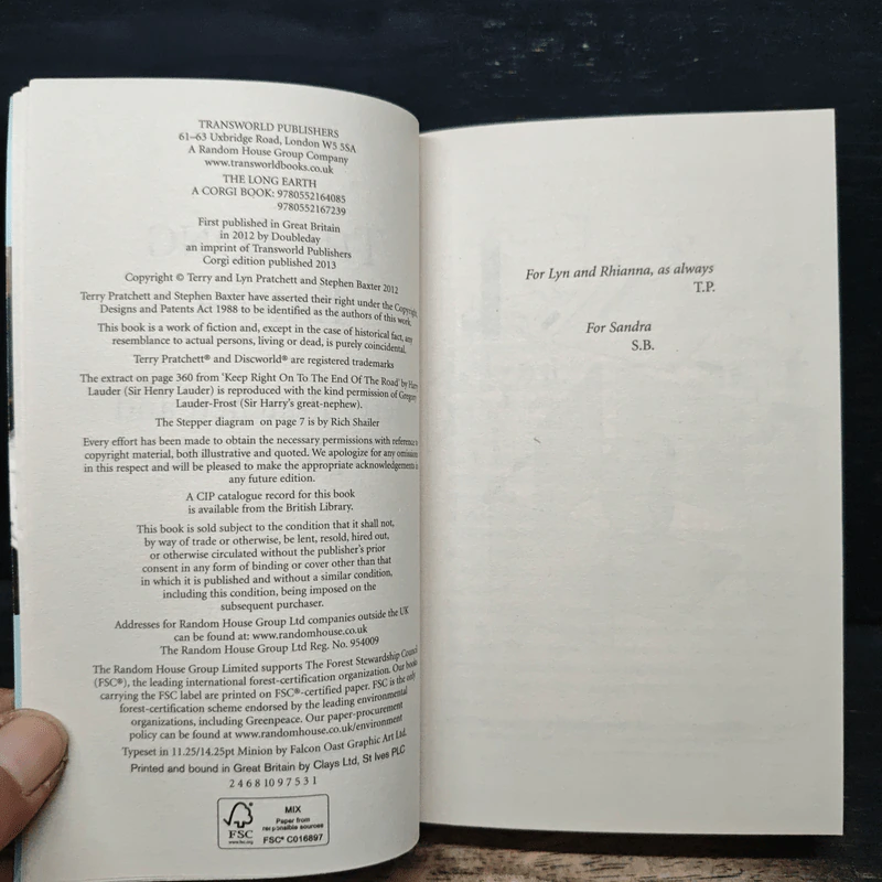 The Long Earth - Terry Pratchett, Stephen Baxter รูปที่ 6