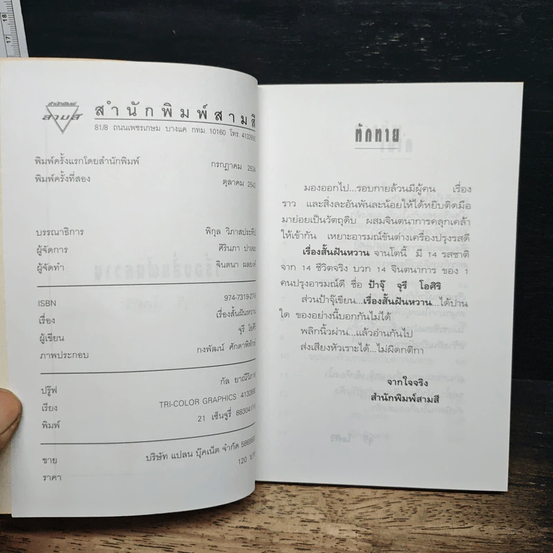 เรื่องสั้นฝันหวาน - จุรี โอศิริ รูปที่ 6