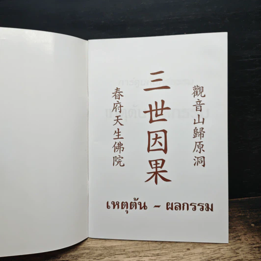 หนังสือ การ์ตูนคัมภีร์ธรรม เหตุต้น-ผลกรรม รูปที่ 6