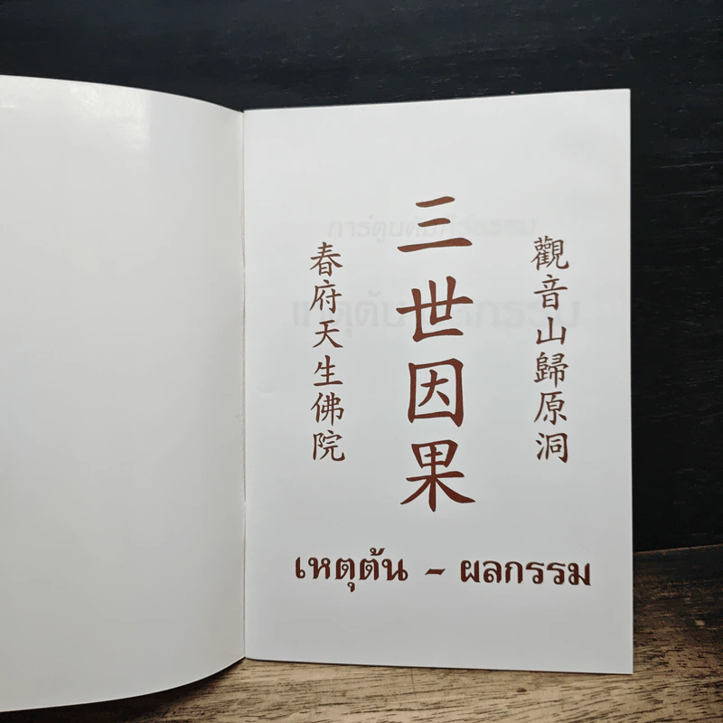 หนังสือ การ์ตูนคัมภีร์ธรรม เหตุต้น-ผลกรรม รูปที่ 6