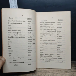 หนังสือ ประกาศสำนักนายกรัฐมนตรีและประกาศราชบัณฑิตยสถาน เรื่อง กำหนดชื่อทวีป ประเทศ เมืองหลวง มหาสมุทร ทะเลและเกาะ รูปที่ 9