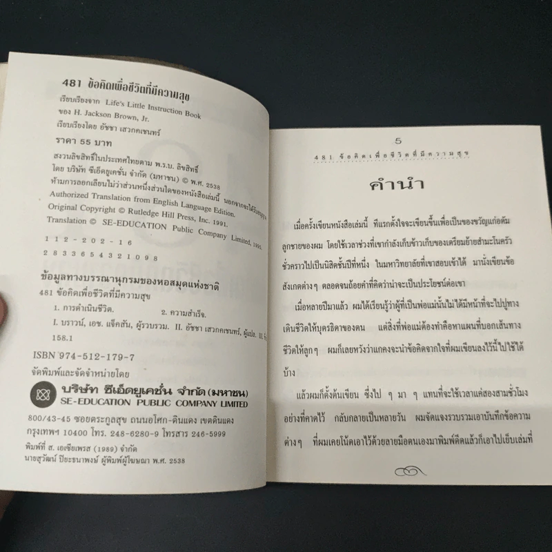 หนังสือ 481 ข้อคิดเพื่อชีวิตที่มีความสุข รูปที่ 6