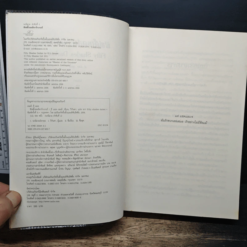 หนังสือ Fifty Shades Darker ฟิฟตี้เชดส์ ดาร์กเกอร์ (Fifty Shades of Grey เล่ม 2) รูปที่ 6