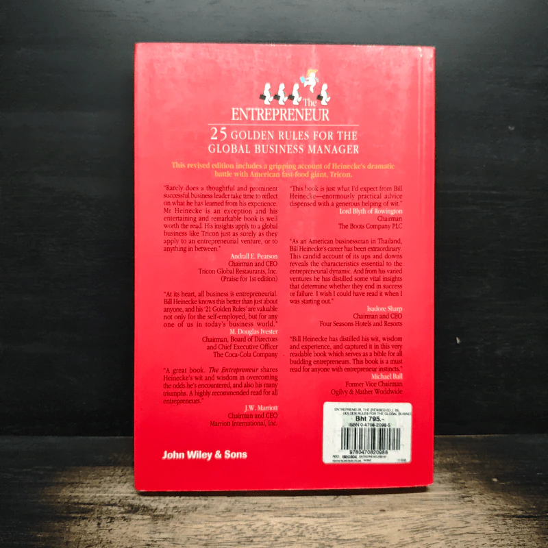 The Entrepreneur: 25 Golden Rules for the Global Business Manager - William E. Heinecke, Jonathan Marsh รูปที่ 2