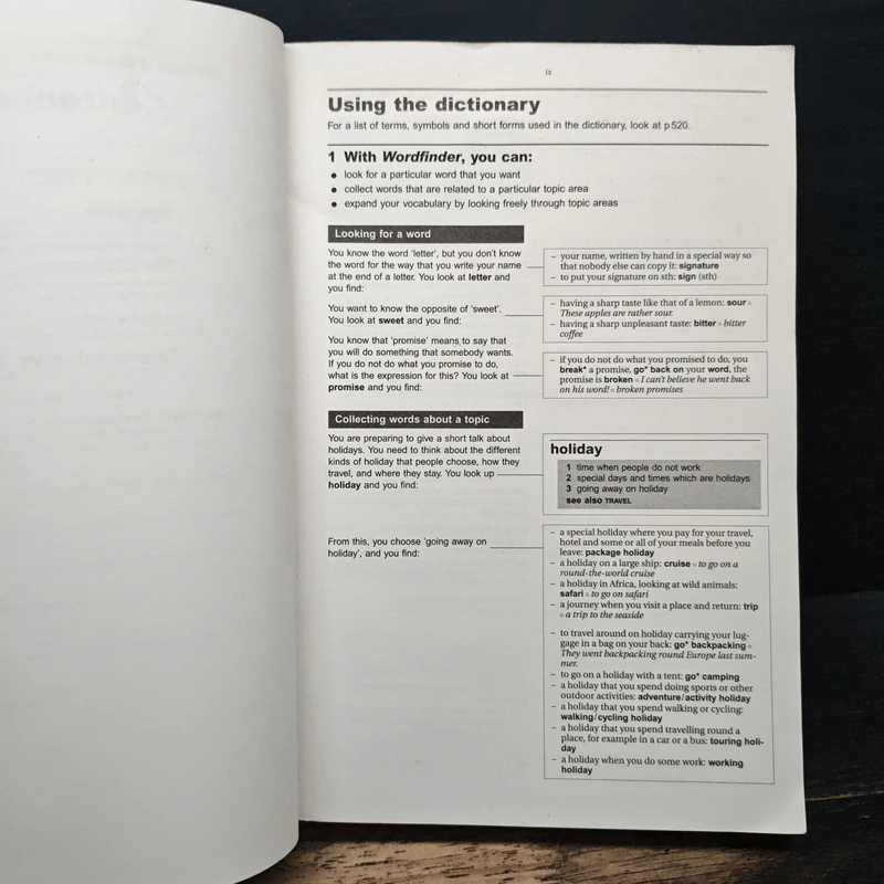 Oxford Learner's Wordfinder Dictionary รูปที่ 8
